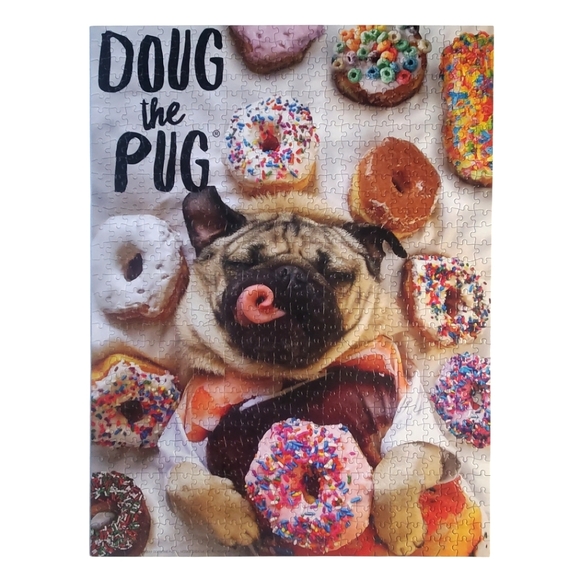 Doug The Pug - Donut Doug - Buffalo Games - 750 Piece Puzzle - Picture 2 of 5